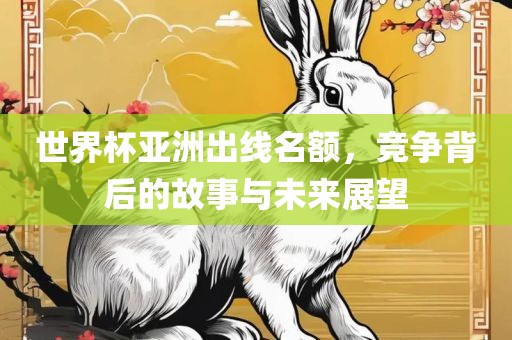 世界杯亚洲出线名额，竞争背后的故事与未来展望