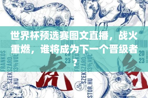 世界杯预选赛图文直播，战火重燃，谁将成为下一个晋级者？