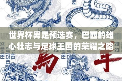 世界杯男足预选赛，巴西的雄心壮志与足球王国的荣耀之路
