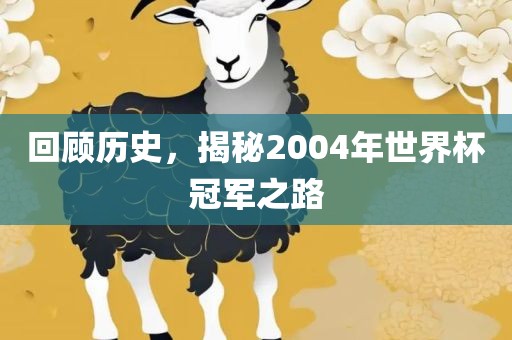 回顾历史，揭秘2004年世界杯冠军之路