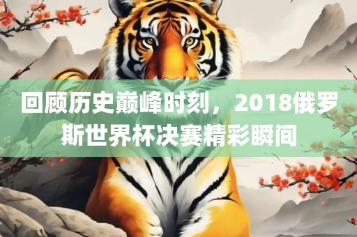 回顾历史巅峰时刻，2018俄罗斯世界杯决赛精彩瞬间