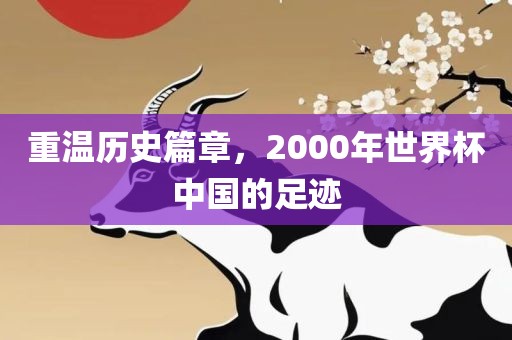 重温历史篇章，2000年世界杯中国的足迹