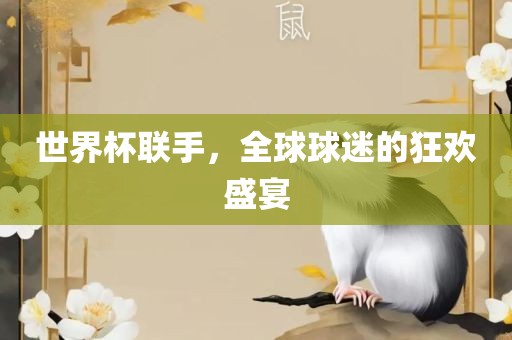 世界杯联手，全球球迷的狂欢盛宴