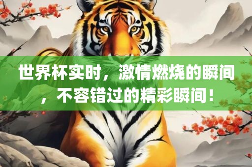 世界杯实时，激情燃烧的瞬间，不容错过的精彩瞬间！