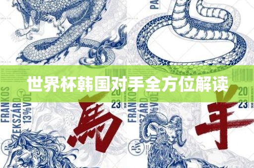世界杯韩国对手全方位解读
