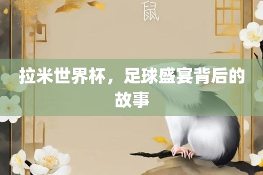 拉米世界杯，足球盛宴背后的故事