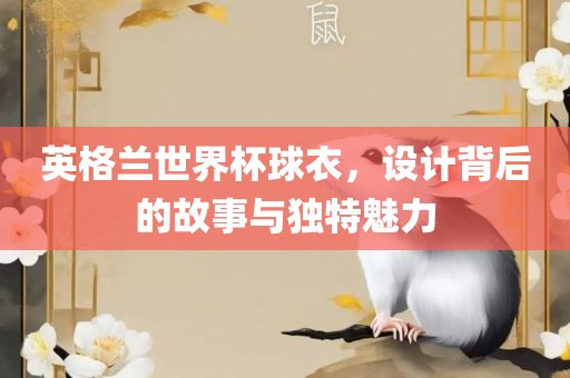 英格兰世界杯球衣，设计背后的故事与独特魅力