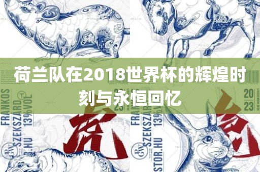 荷兰队在2018世界杯的辉煌时刻与永眉山市正发家政服务有限公司恒回忆