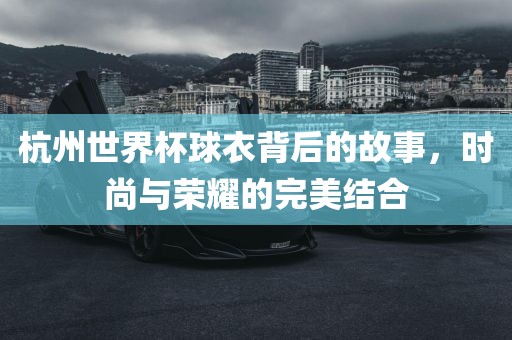 杭州世界杯球衣背后的故事，时尚与荣耀的完美结合