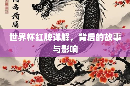 世界杯红牌详解，背后的故事与影响