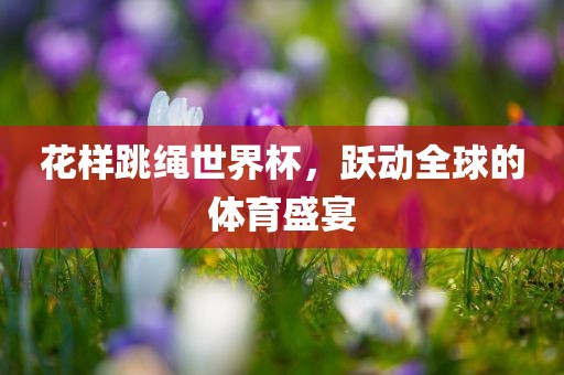 花样跳绳世界杯，跃动全球的体育盛宴