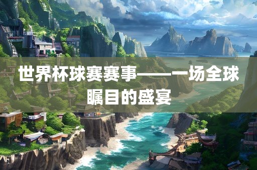 世界杯球赛赛事——一场全球瞩目的盛宴