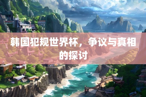 韩国犯规世界杯，争议与真相的探讨