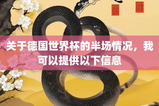 关于德国世界杯的半场情况，我可以提供以下信息