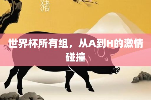 世界杯所有组，从A到H的激情碰撞