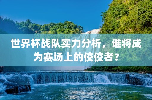 世界杯战队实力分析，谁将成为赛场上的佼佼者？眉山市正发家政服务有限公司