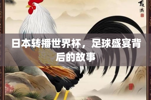 日本转播世界杯，足球盛宴背后的故事