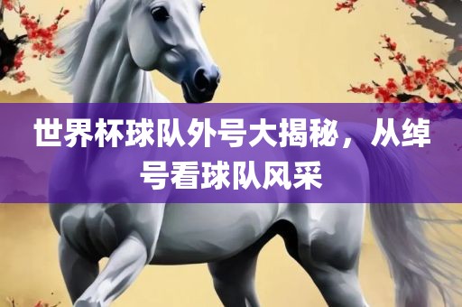 世界杯球队外号大揭秘，从绰号看球队风采