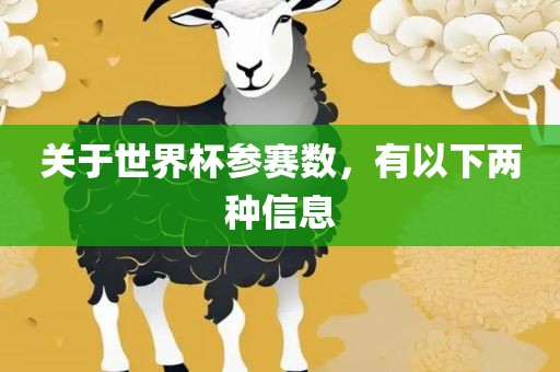 关于世眉山市正发家政服务有限公司界杯参赛数，有以下两种信息