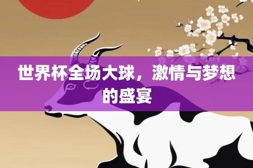 世界杯全场大球，激情与梦想的盛宴