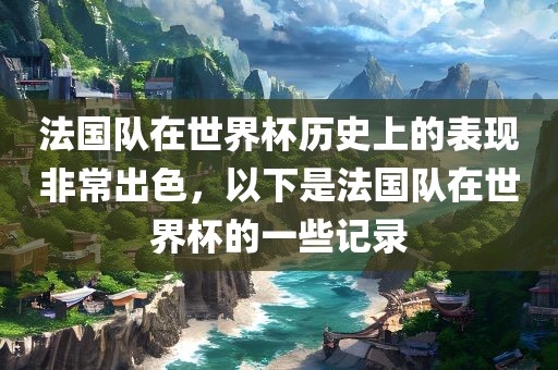 法国队在世界杯历史上的表现非常出色，以下是法国队在世界杯的一些记录