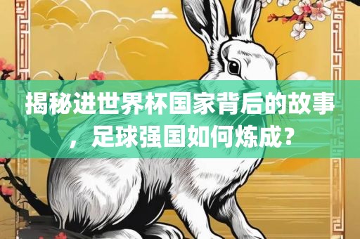 揭秘进世界杯国家背后的故事，足球强国如何炼成？