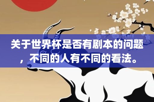 关于世界杯是否有剧本的问题，不同的人有不同的看法。