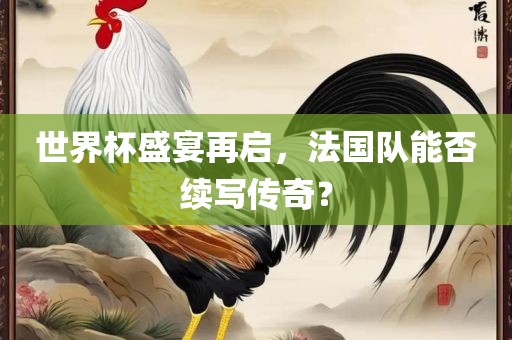 世界杯盛宴再启，法国队能否续写传奇？眉山市正发家政服务有限公司