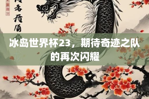 冰岛世界杯23，期待奇迹之队的再次闪耀