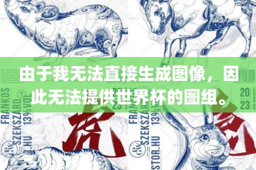 由于我无法直接生成图像，因此无法提供世界杯的图组。