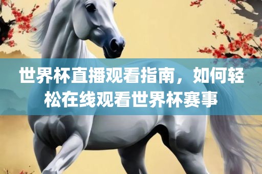世界杯直播观看指南，如何轻松在线观看世界杯赛事