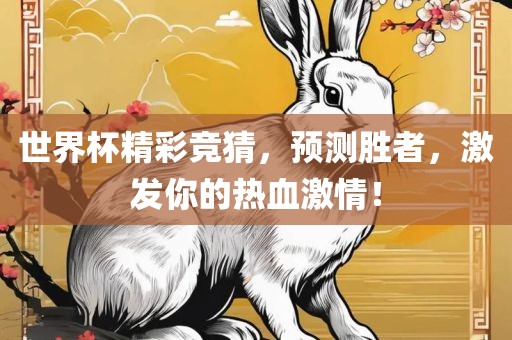 世界杯精彩竞猜，预测胜者，激发你的热血激情！