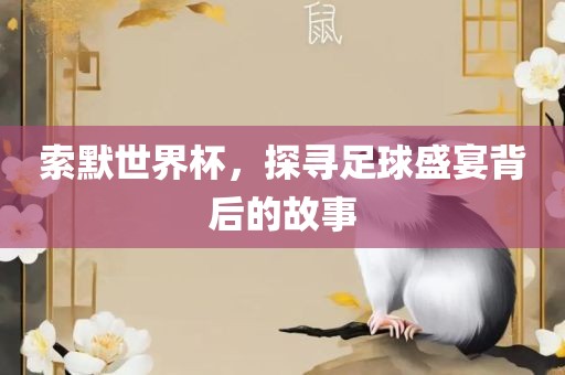 索默世界杯，探寻足球盛宴背后的故事