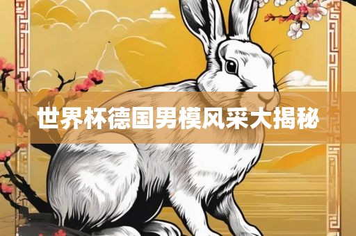 世界杯德国男模风采大揭秘