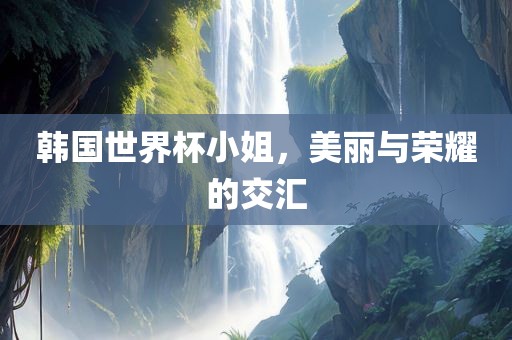 韩国世界杯小姐，美丽与荣耀的交汇眉山市正发家政服务有限公司