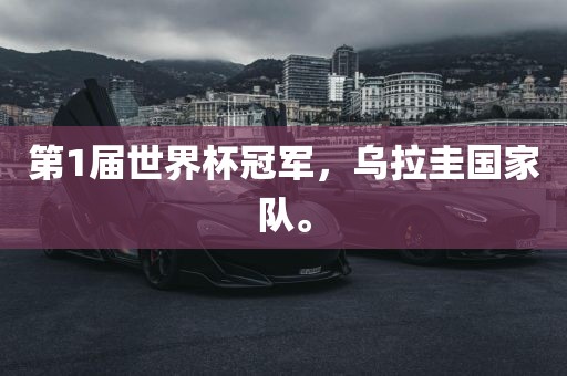 第1届世界杯冠军，乌拉圭国家队。