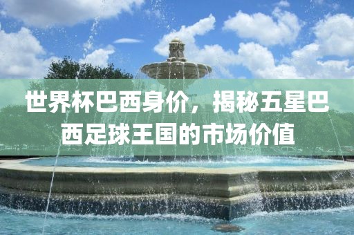 世界杯巴西身价，揭秘五星巴西足球王国的市场价值