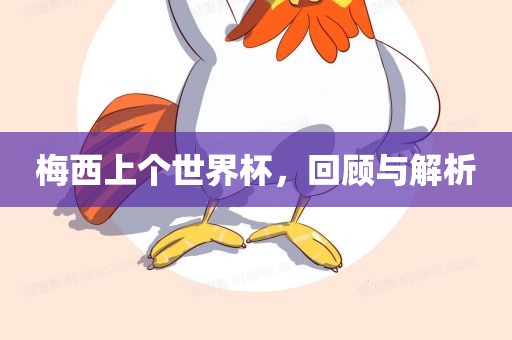 梅西上个世界杯，回顾与解析