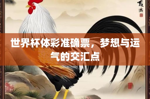 世界杯体彩准确票，梦想与运气的交汇点